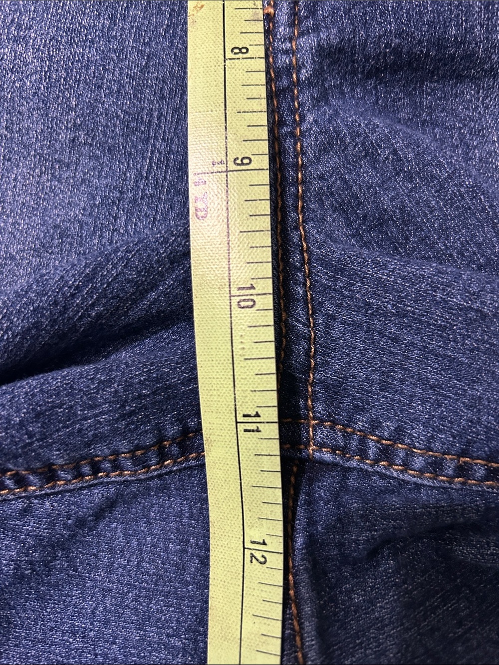 d. jeans Dark Blue Rolled Hem Denim Shorts - Picture 9 of 12